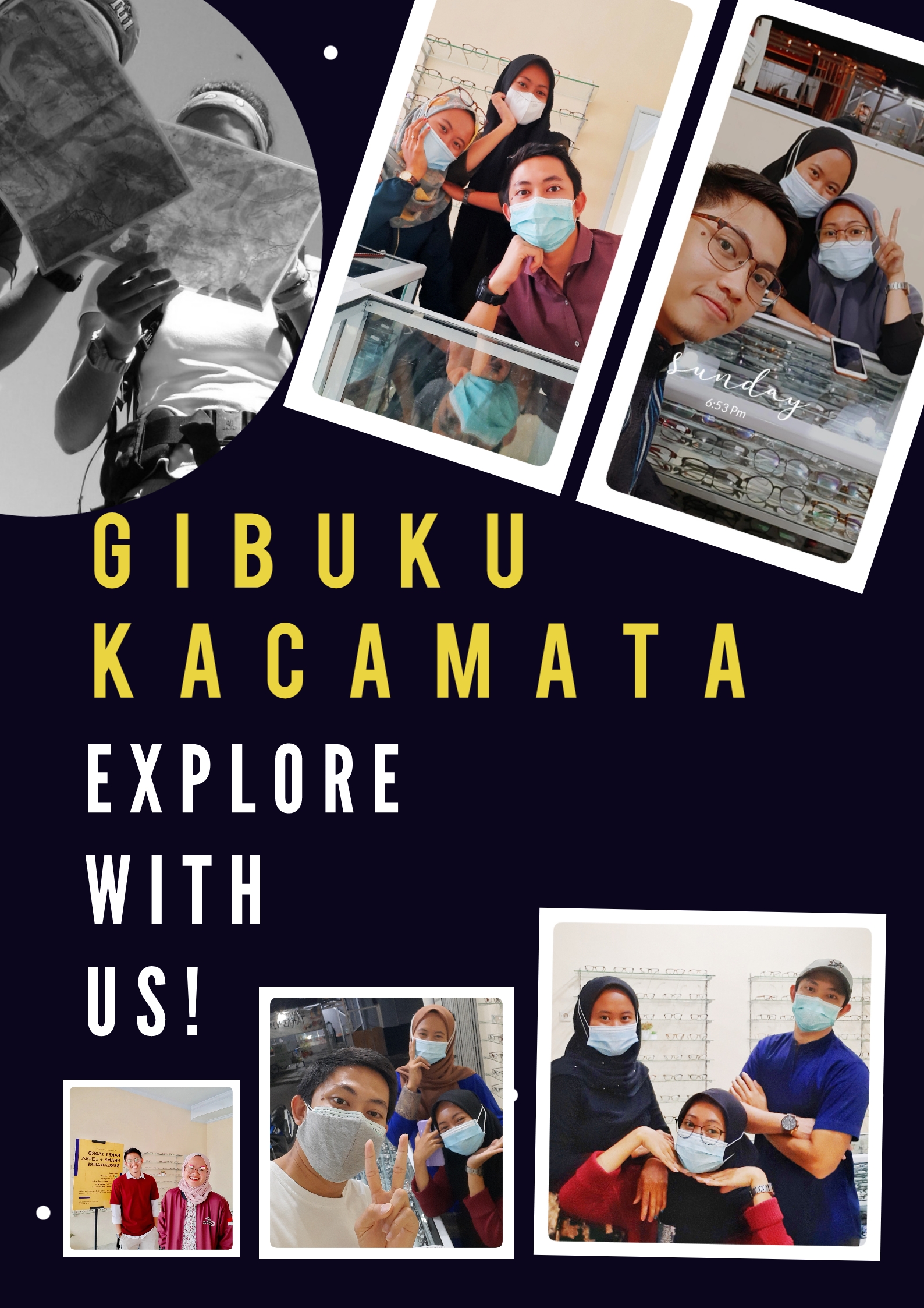 GibuKu Kacamata dan Aziz Askaputra sebgai owner