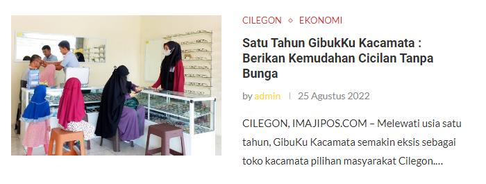 Gibuku Kacamata Pusat Kacamata Cilegon Serang Optik Frame Lensa Terdekat